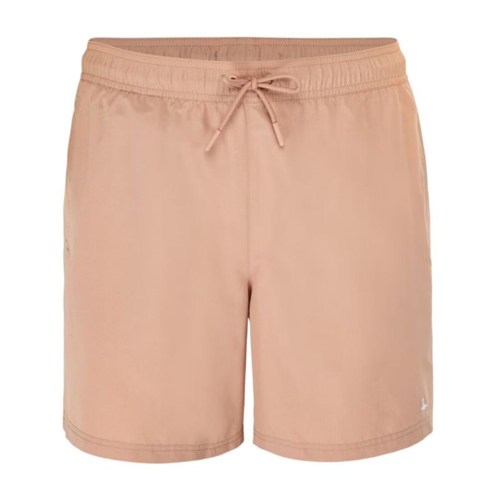 Jack Wills Mens Embroidered Logo Mid Length Swim Shorts / Pink